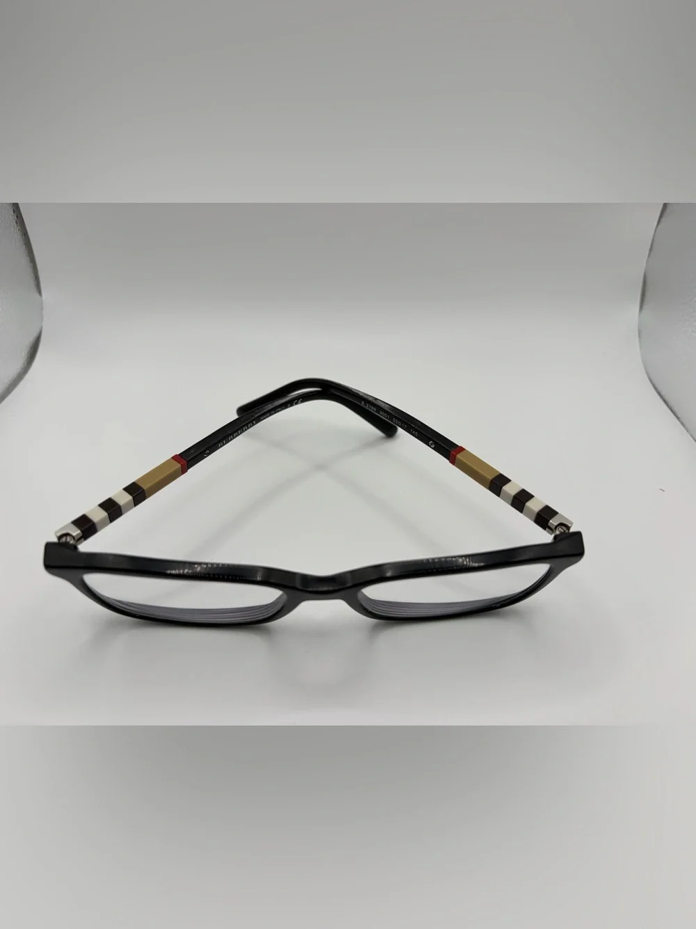 Burberry B 2199 3001 Eyeglass FRAMES Black Rectangle 53-17-145 Made in Italy